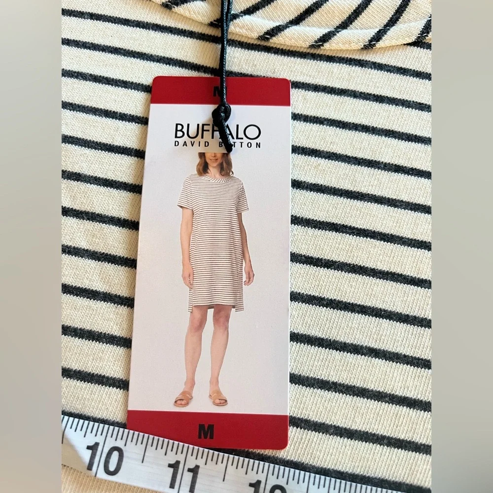 NEW! Buffalo David Bitton TShirt Dress Summer Casual Women’s Size Medium - Picture 14 of 16